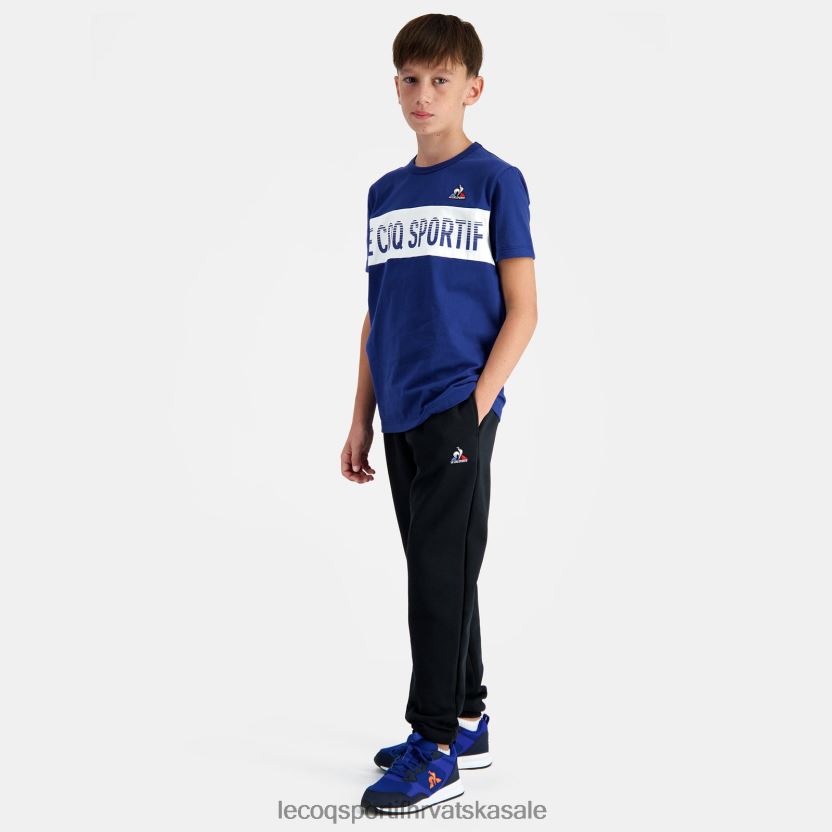 Le Coq Sportif hlače crne djece 840R4L664 odjeća