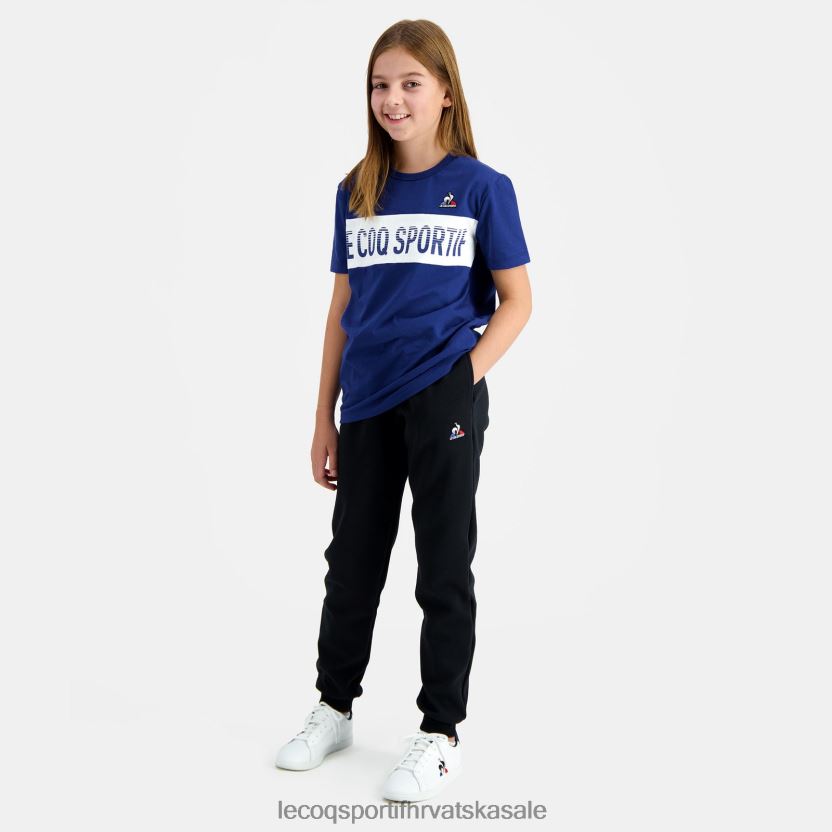 Le Coq Sportif hlače crne djece 840R4L664 odjeća