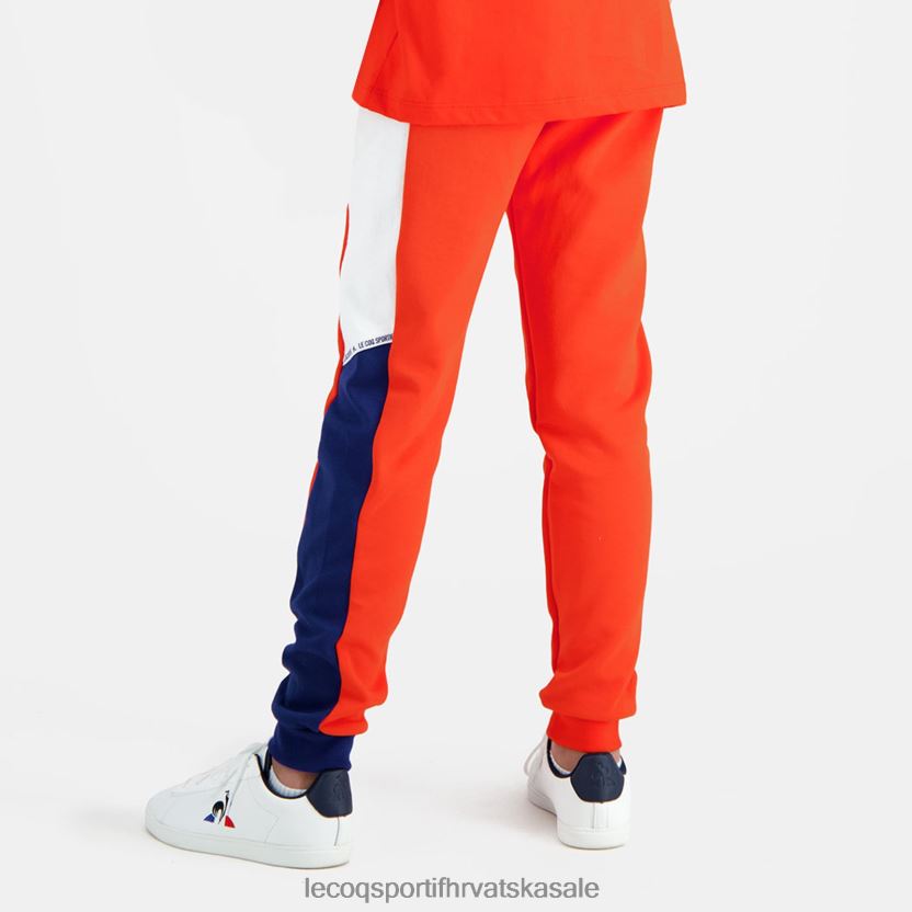 Le Coq Sportif hlače narančaste djece 840R4L642 odjeća