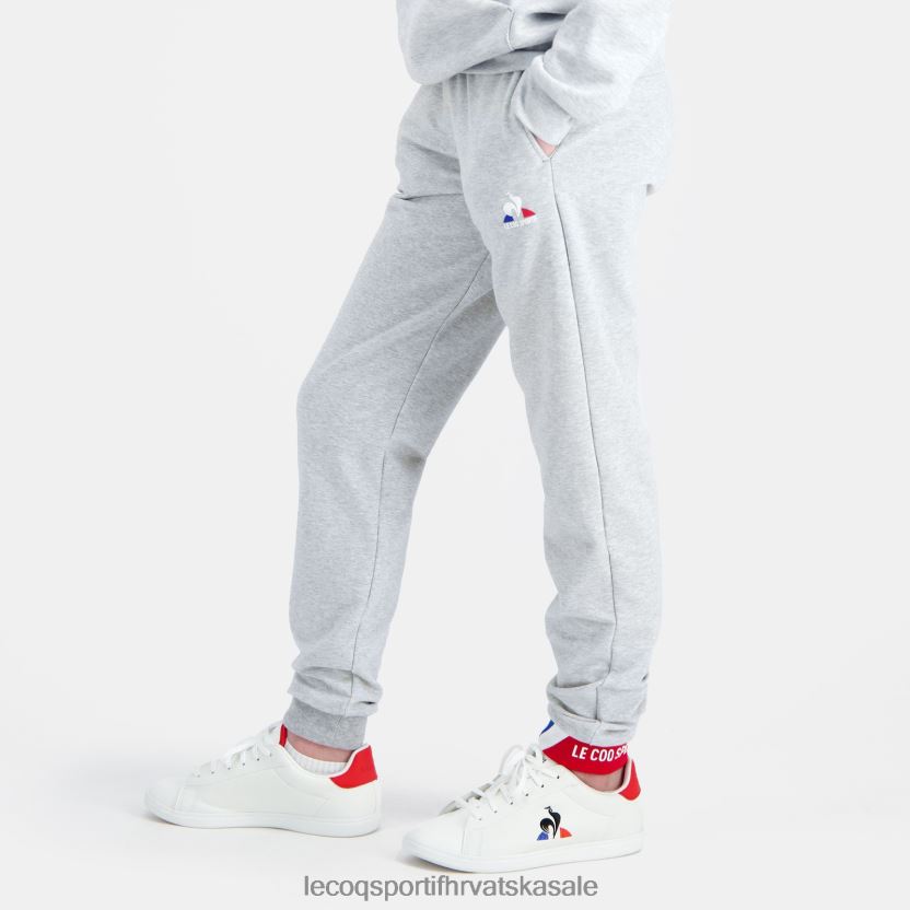 Le Coq Sportif hlače sive djece 840R4L403 odjeća