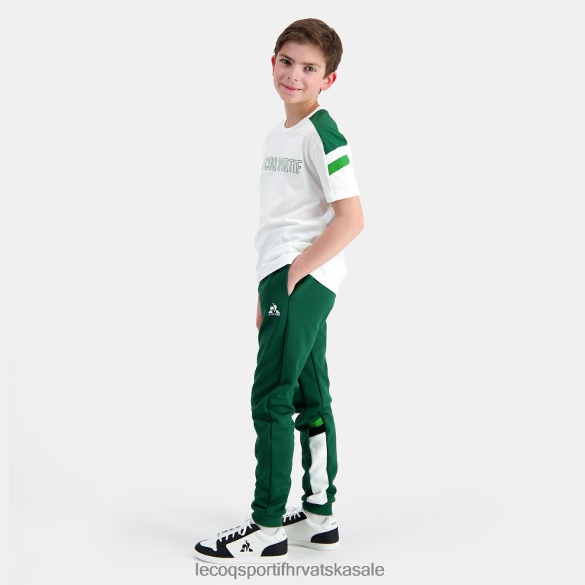 Le Coq Sportif hlače zelene djece 840R4L406 odjeća