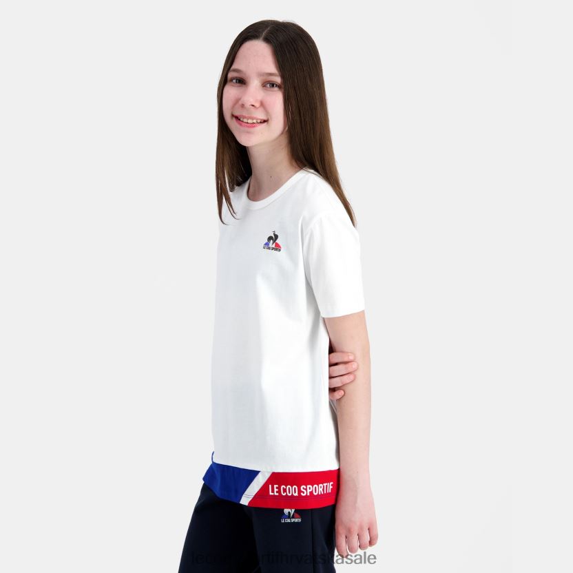 Le Coq Sportif majica bijela djece 840R4L383 odjeća