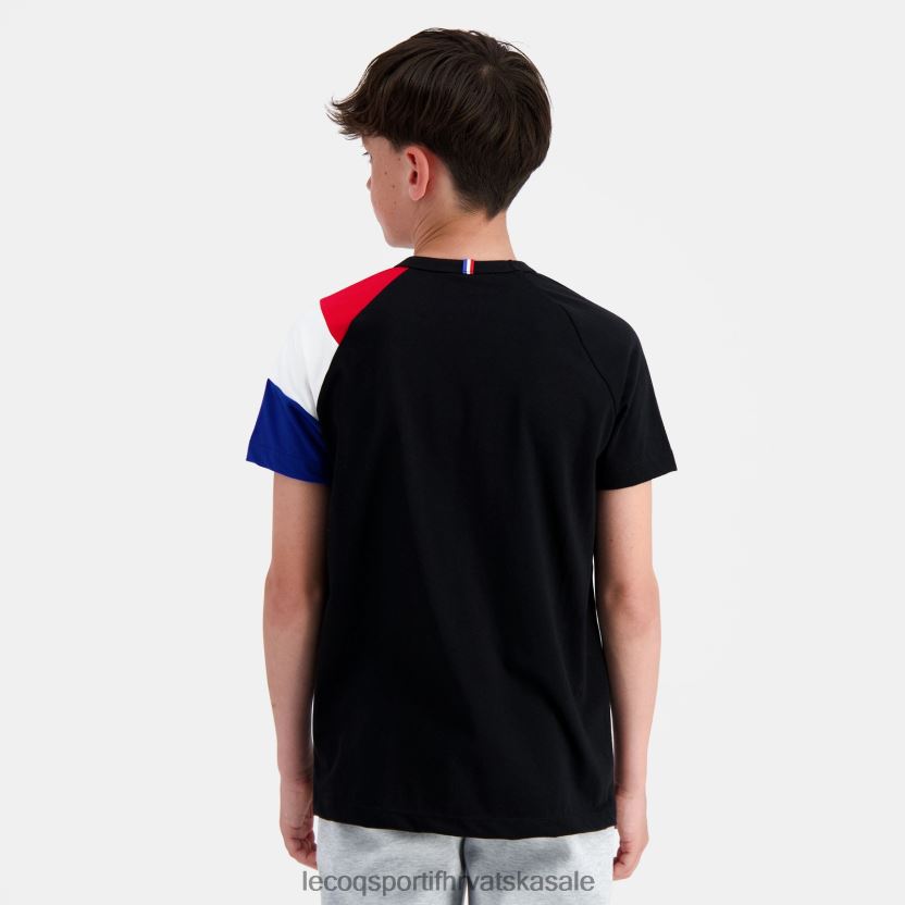 Le Coq Sportif majica crna djece 840R4L377 odjeća