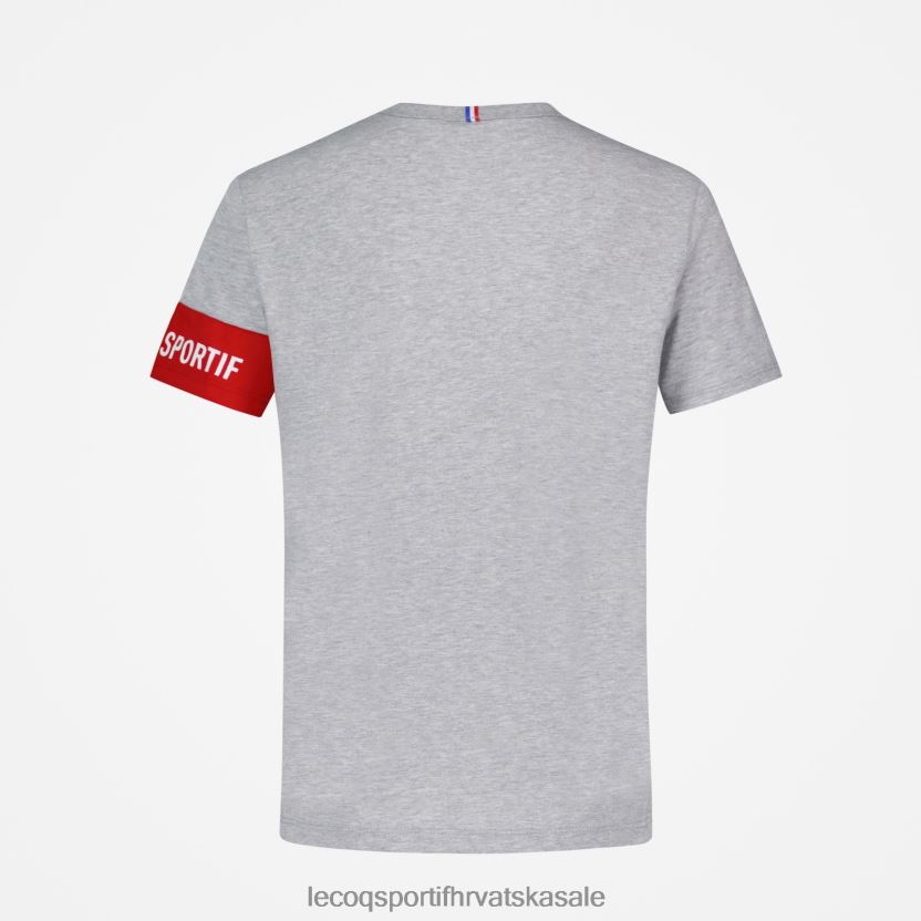 Le Coq Sportif majica siva djece 840R4L384 odjeća