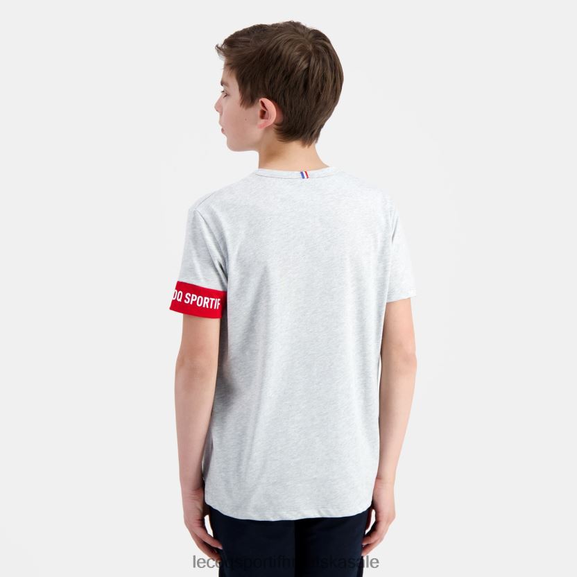 Le Coq Sportif majica siva djece 840R4L384 odjeća