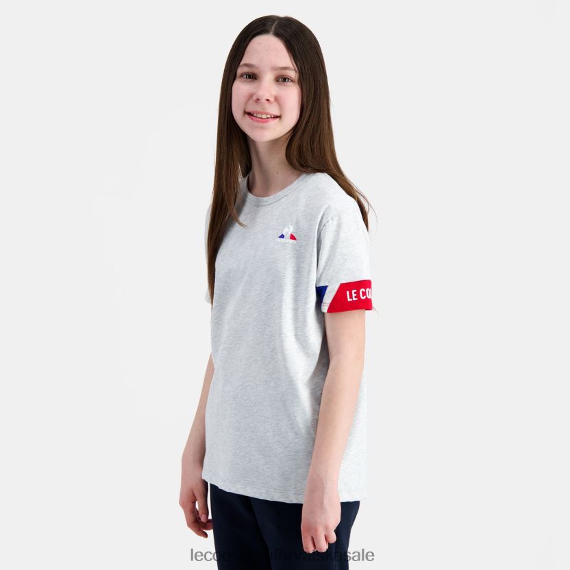 Le Coq Sportif majica siva djece 840R4L384 odjeća