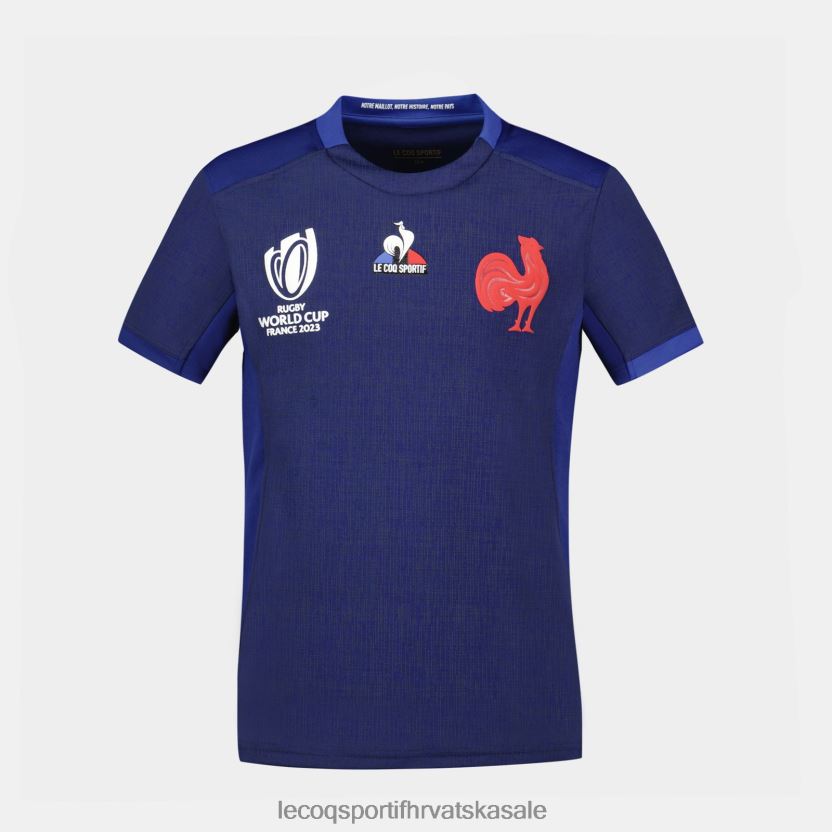 Le Coq Sportif replika dresa xv de france - Svjetsko prvenstvo u ragbiju 2023. plava djece 840R4L694 odjeća