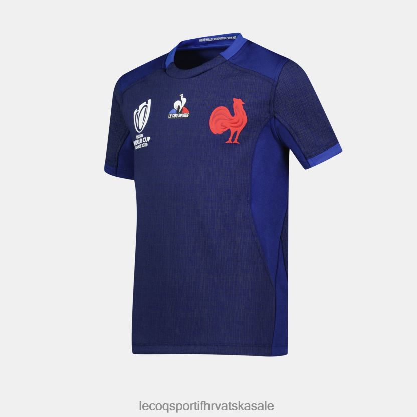 Le Coq Sportif replika dresa xv de france - Svjetsko prvenstvo u ragbiju 2023. plava djece 840R4L694 odjeća