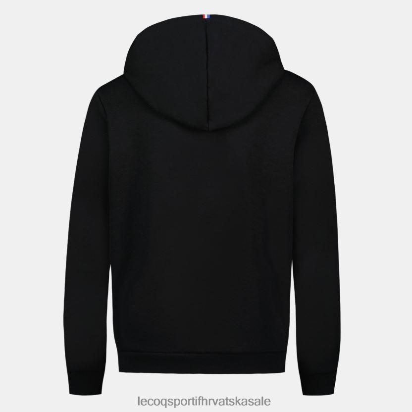 Le Coq Sportif majica s kapuljačom crna djece 840R4L399 odjeća