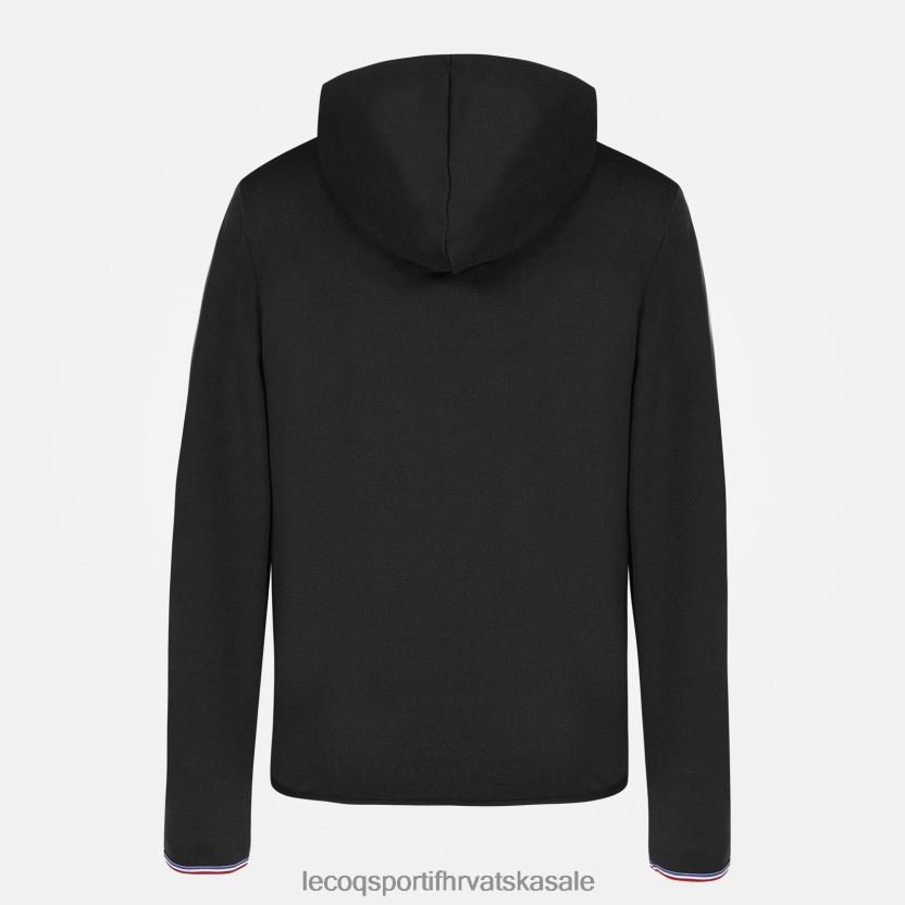 Le Coq Sportif majica s kapuljačom i crnim patentnim zatvaračem djece 840R4L400 odjeća