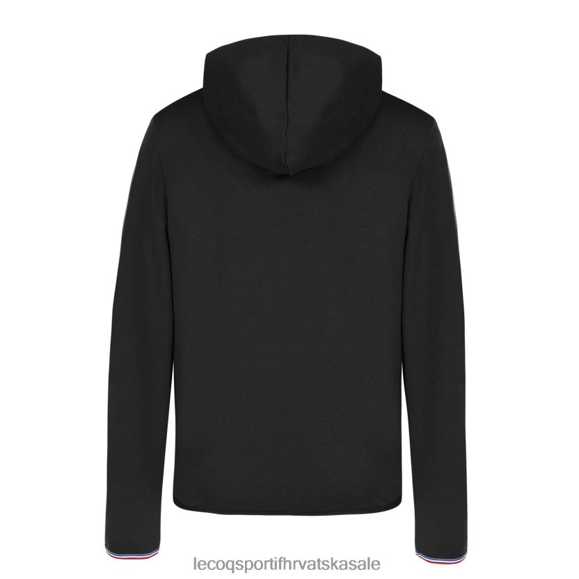 Le Coq Sportif majica s kapuljačom i crnim patentnim zatvaračem djece 840R4L400 odjeća