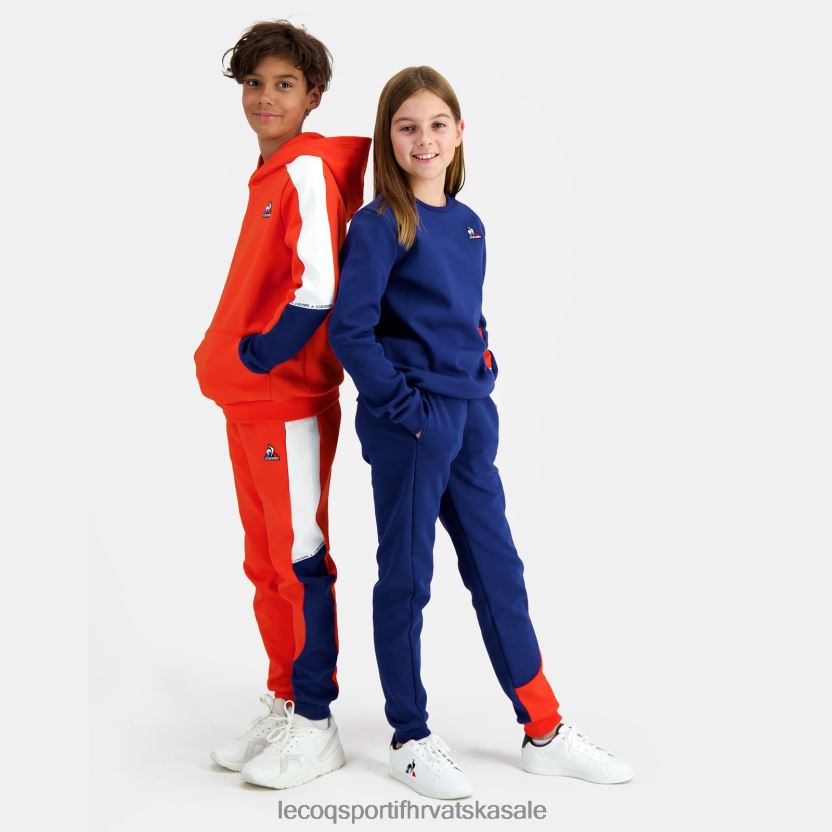 Le Coq Sportif majica s kapuljačom narančasta djece 840R4L643 odjeća