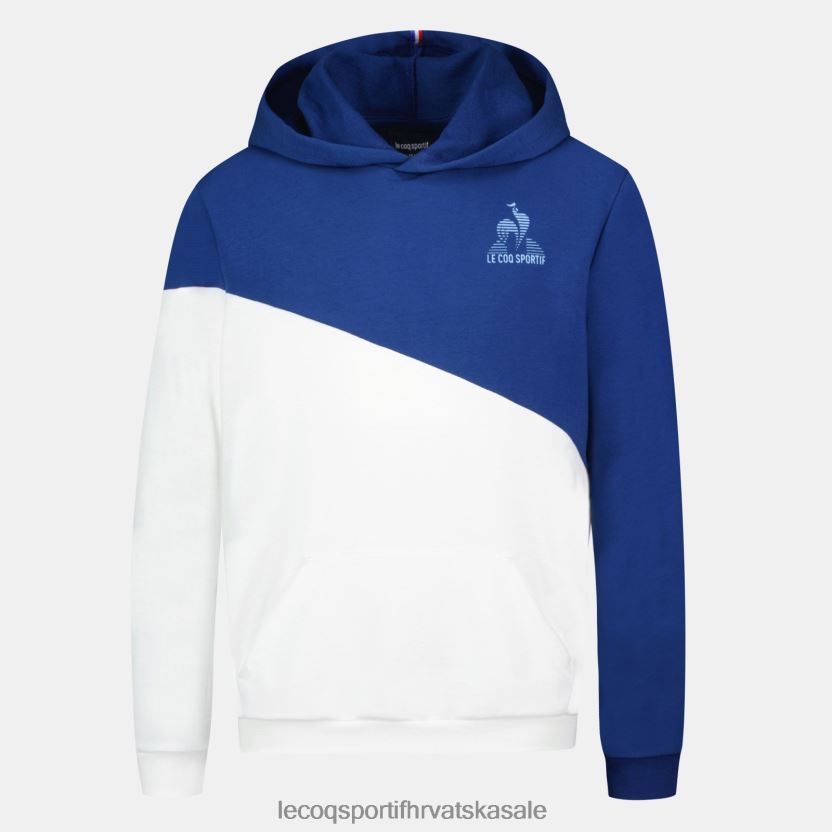 Le Coq Sportif plava majica s kapuljačom djece 840R4L395 odjeća