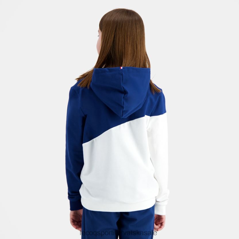 Le Coq Sportif plava majica s kapuljačom djece 840R4L395 odjeća