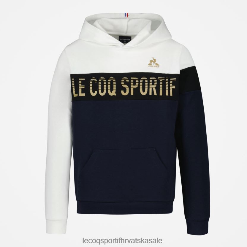 Le Coq Sportif plava majica s kapuljačom djece 840R4L638 odjeća