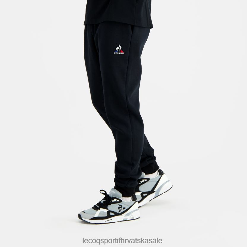 Le Coq Sportif hlače crne muškarci 840R4L108 odjeća