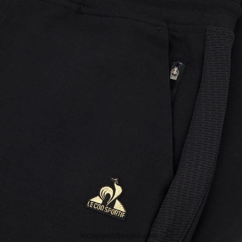 Le Coq Sportif hlače crne muškarci 840R4L112 odjeća