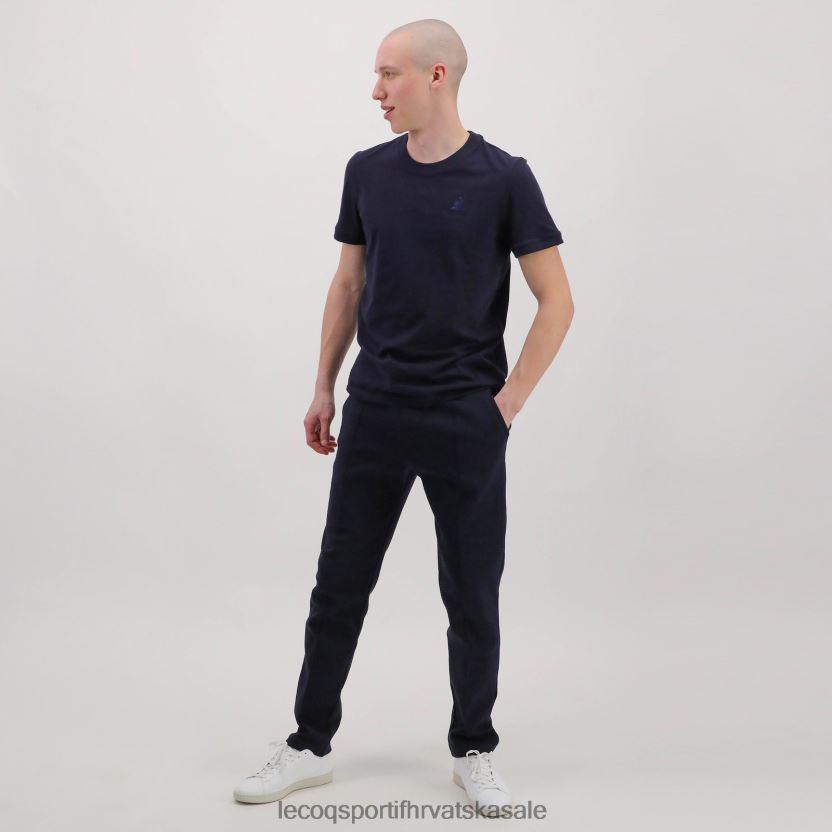 Le Coq Sportif hlače plave muškarci 840R4L117 odjeća
