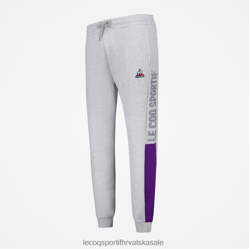 Le Coq Sportif hlače sive muškarci 840R4L500 odjeća