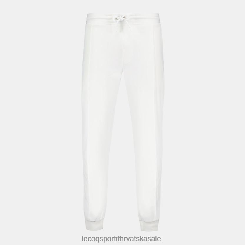 Le Coq Sportif modne hlače bijele muškarci 840R4L89 odjeća