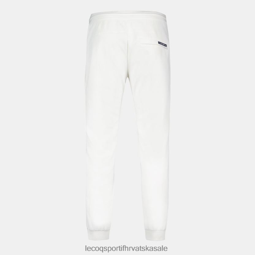 Le Coq Sportif modne hlače bijele muškarci 840R4L89 odjeća