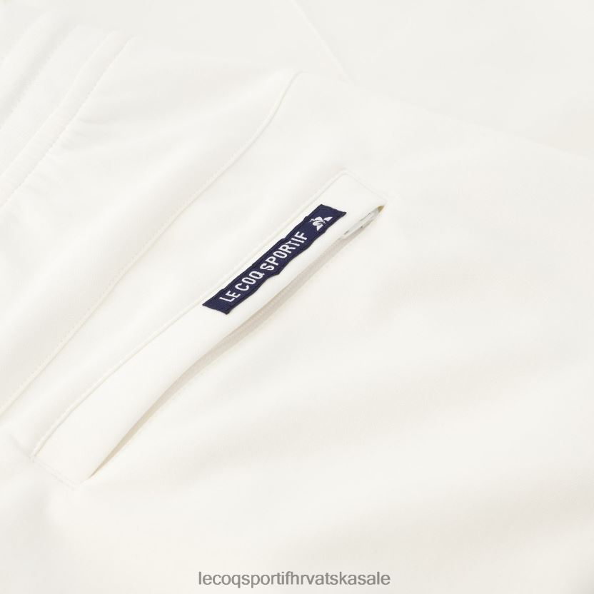 Le Coq Sportif modne hlače bijele muškarci 840R4L89 odjeća