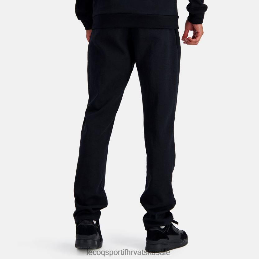 Le Coq Sportif modne hlače crne muškarci 840R4L100 odjeća