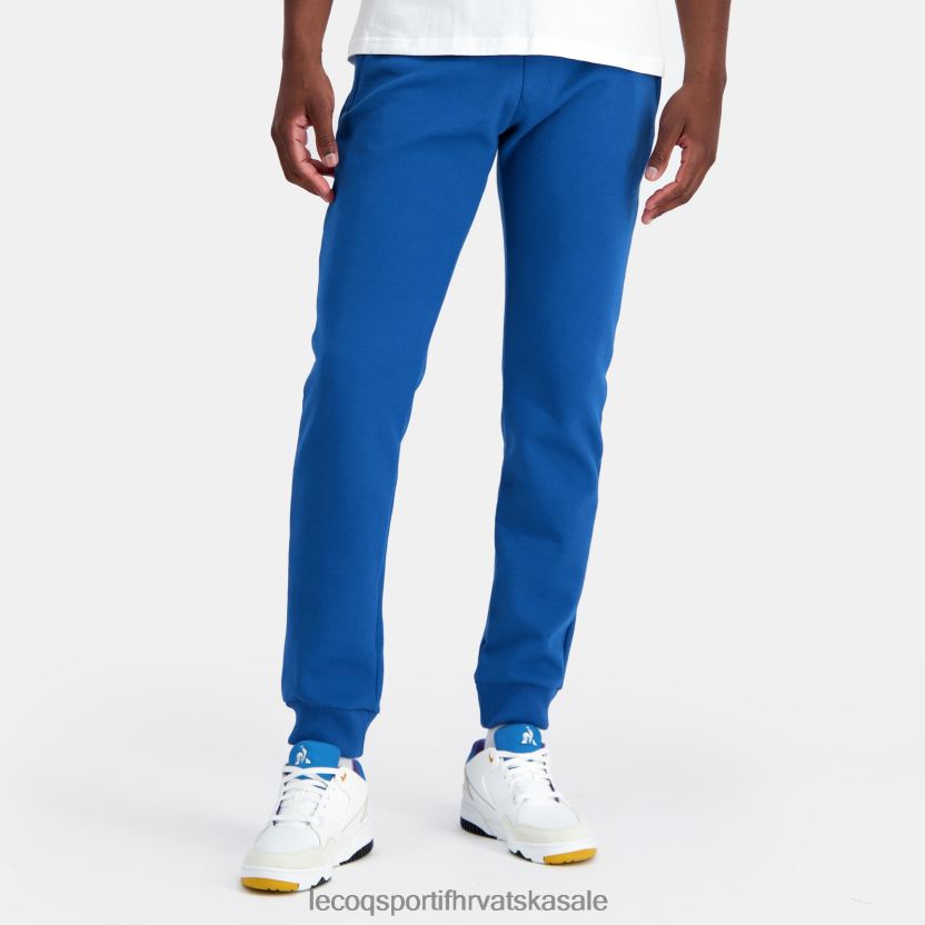 Le Coq Sportif modne hlače plave muškarci 840R4L84 odjeća
