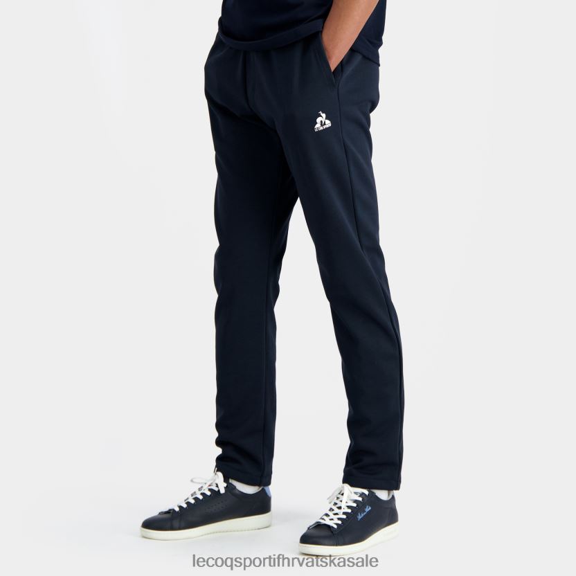 Le Coq Sportif modne hlače plave muškarci 840R4L88 odjeća