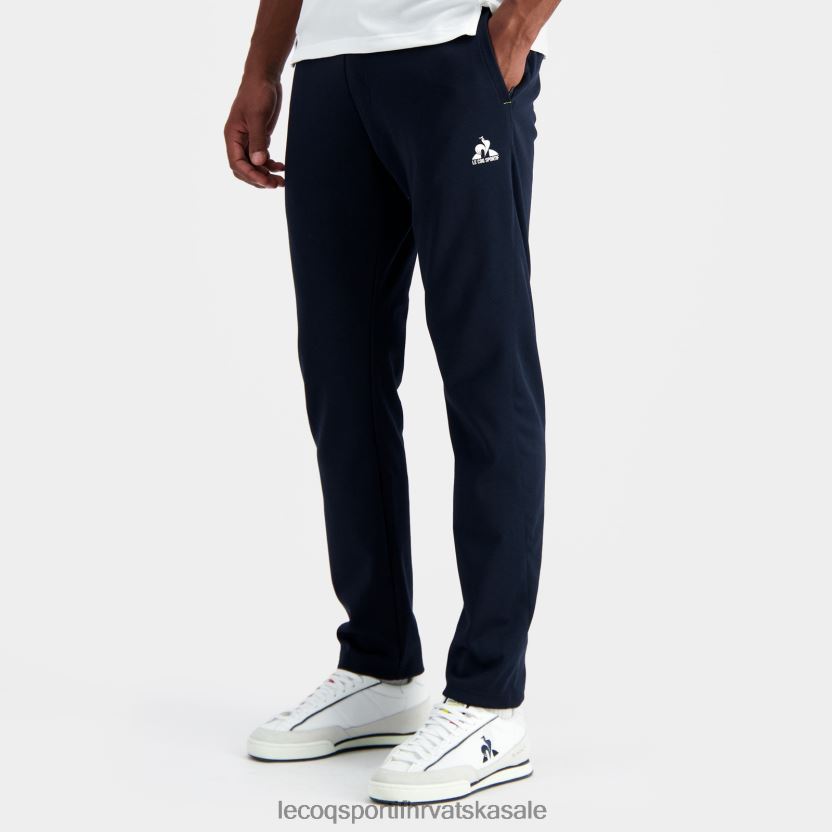 Le Coq Sportif modne hlače plave muškarci 840R4L90 odjeća