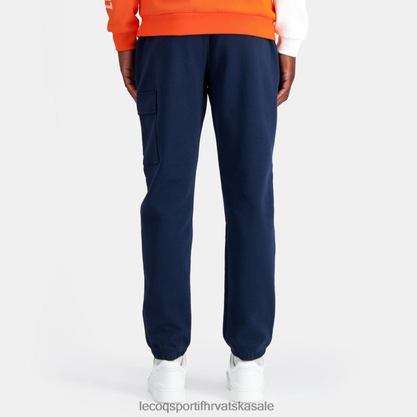 Le Coq Sportif modne hlače plave muškarci 840R4L92 odjeća