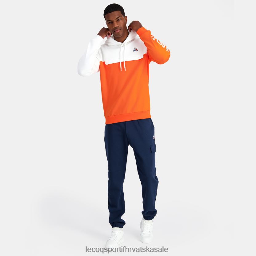 Le Coq Sportif modne hlače plave muškarci 840R4L92 odjeća