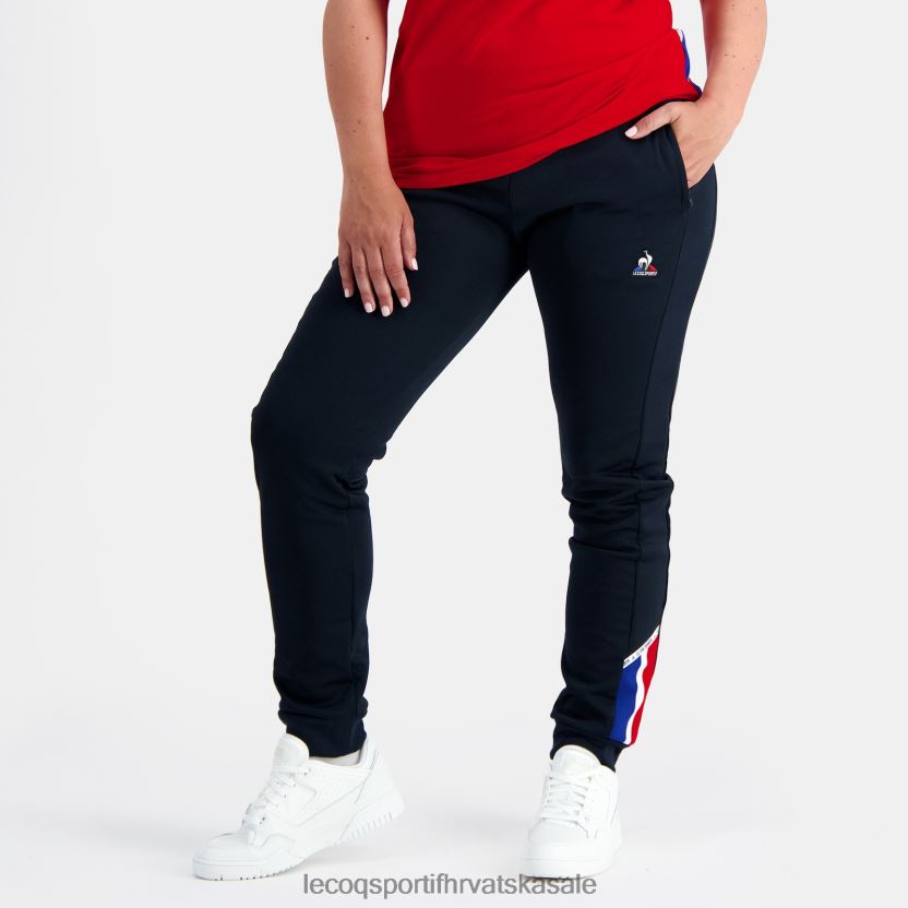 Le Coq Sportif modne hlače plave muškarci 840R4L94 odjeća