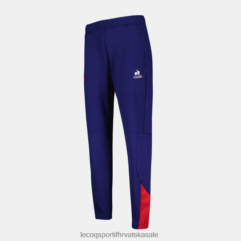 Le Coq Sportif modne hlače plave muškarci 840R4L96 odjeća