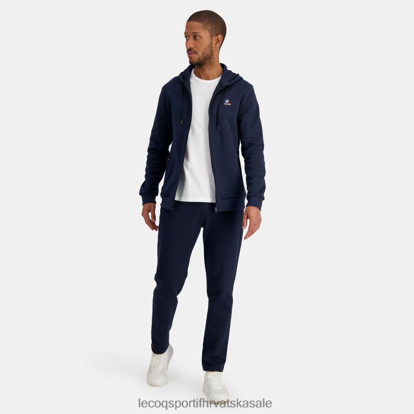 Le Coq Sportif modne hlače plave muškarci 840R4L99 odjeća