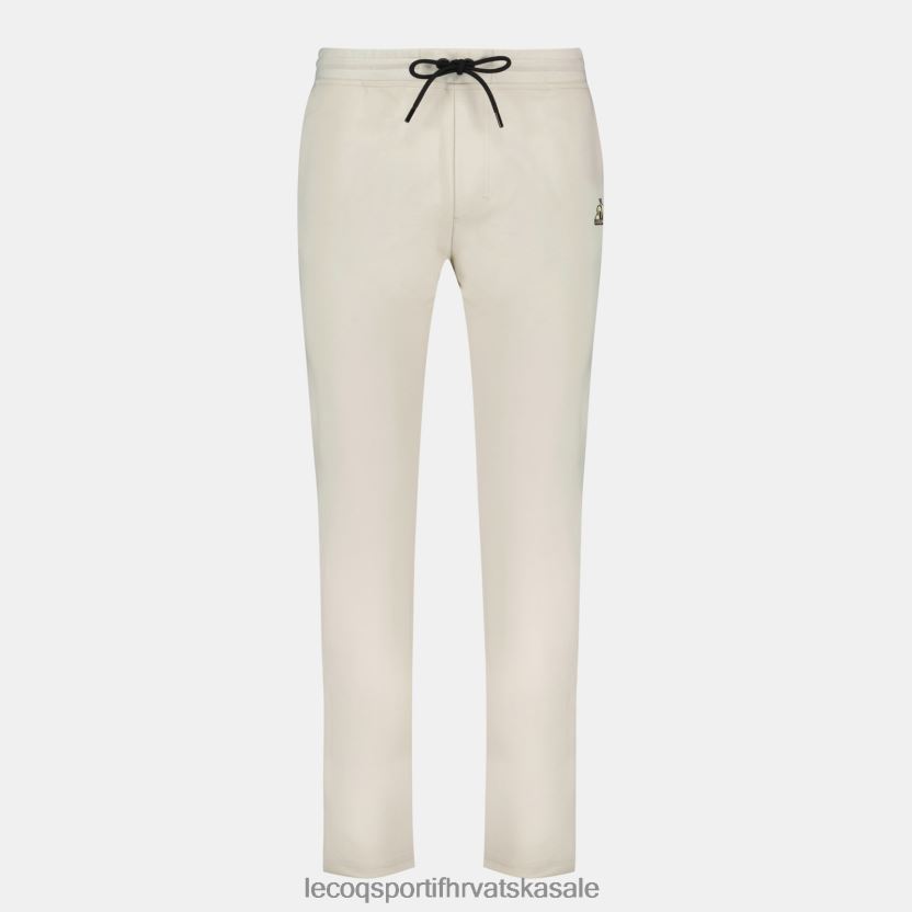 Le Coq Sportif modne hlače smeđe muškarci 840R4L83 odjeća