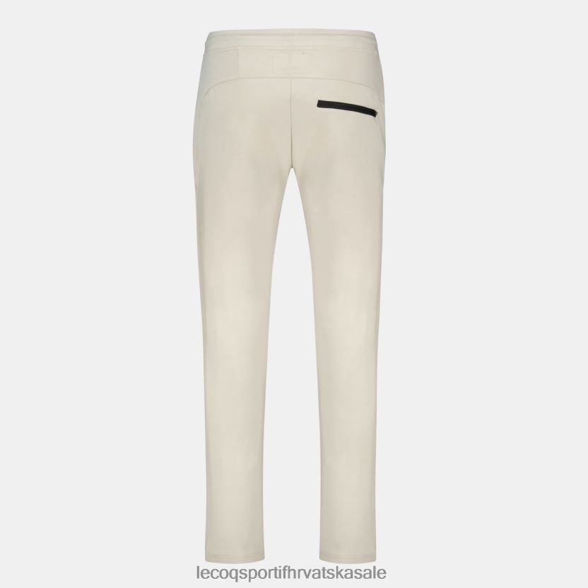 Le Coq Sportif modne hlače smeđe muškarci 840R4L83 odjeća