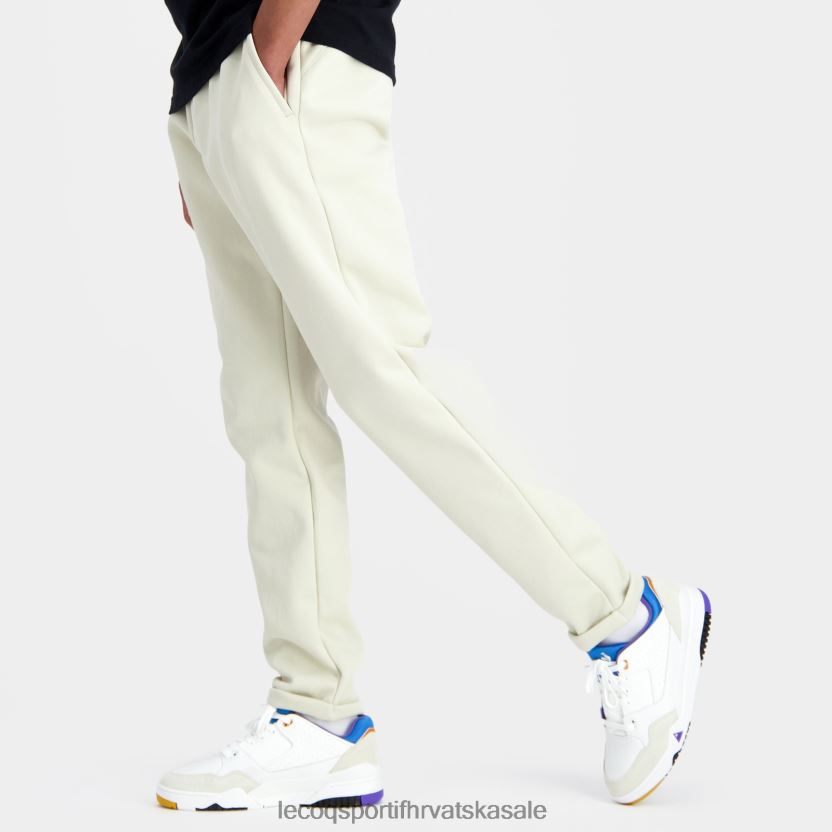 Le Coq Sportif modne hlače smeđe muškarci 840R4L85 odjeća