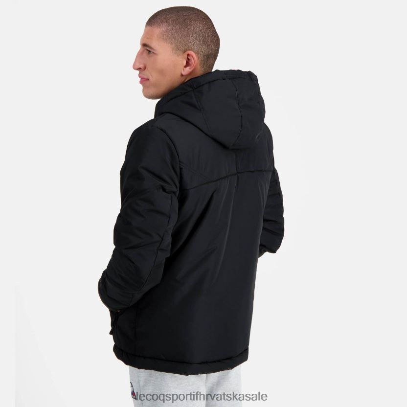 Le Coq Sportif jakna crna muškarci 840R4L480 odjeća