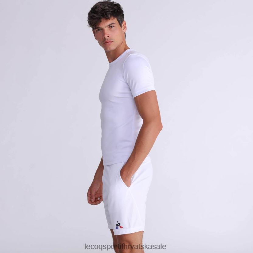 Le Coq Sportif kratke hlače bijele muškarci 840R4L514 odjeća