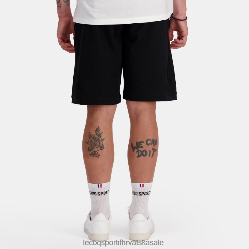 Le Coq Sportif kratke hlače crne muškarci 840R4L223 odjeća