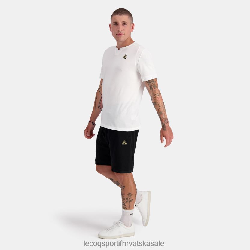 Le Coq Sportif kratke hlače crne muškarci 840R4L223 odjeća
