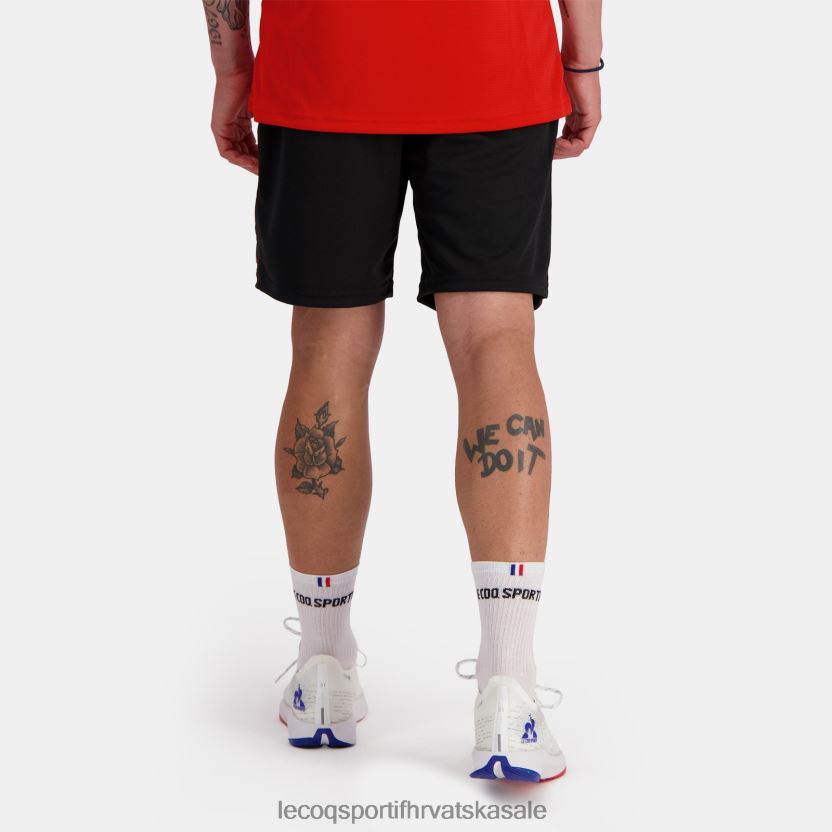 Le Coq Sportif kratke hlače crne muškarci 840R4L225 odjeća