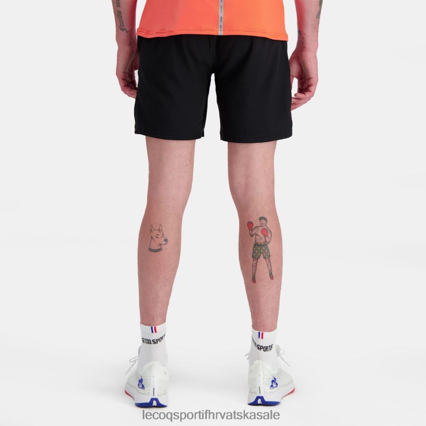 Le Coq Sportif kratke hlače crne muškarci 840R4L237 odjeća