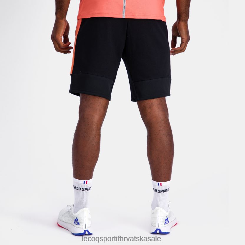 Le Coq Sportif kratke hlače crne muškarci 840R4L238 odjeća