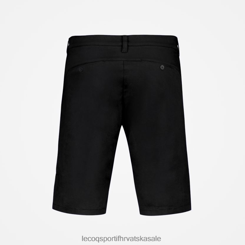 Le Coq Sportif kratke hlače crne muškarci 840R4L243 odjeća