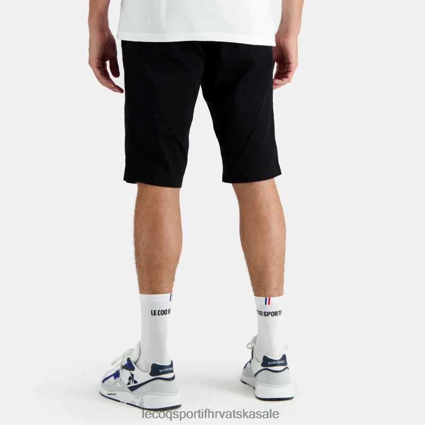 Le Coq Sportif kratke hlače crne muškarci 840R4L243 odjeća