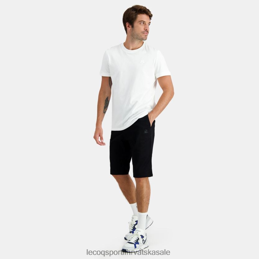 Le Coq Sportif kratke hlače crne muškarci 840R4L243 odjeća