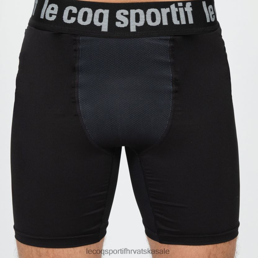 Le Coq Sportif kratke hlače crne muškarci 840R4L513 odjeća