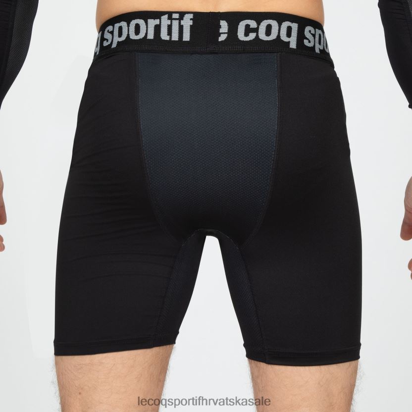 Le Coq Sportif kratke hlače crne muškarci 840R4L513 odjeća